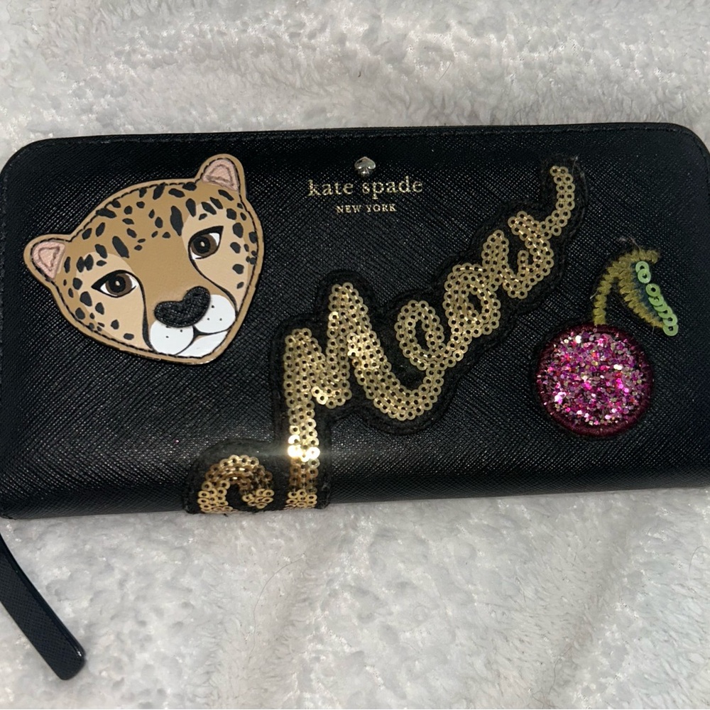 Kate Spade Black and Silver Wallet